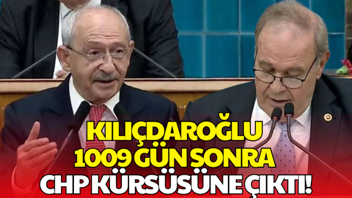 1009 Gün Sonra CHP Kürsüsünde! Kılıçdaroğlu'na Dikkat Çeken Karşılama